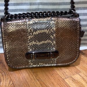 Coach croc crossbody bag